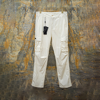 dolce gabbana cotton utility cargo trousers